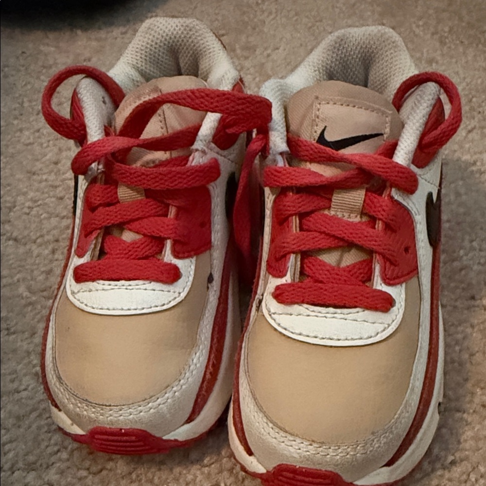 Kids Red and Tan AirMax